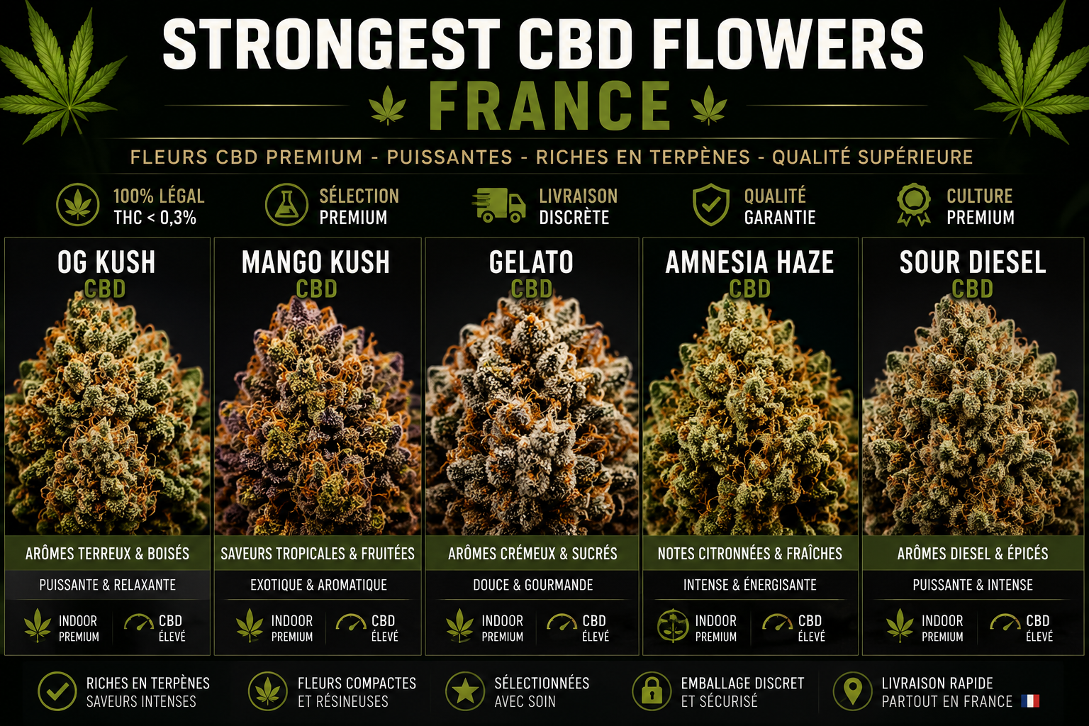 Strongest CBD Flowers France