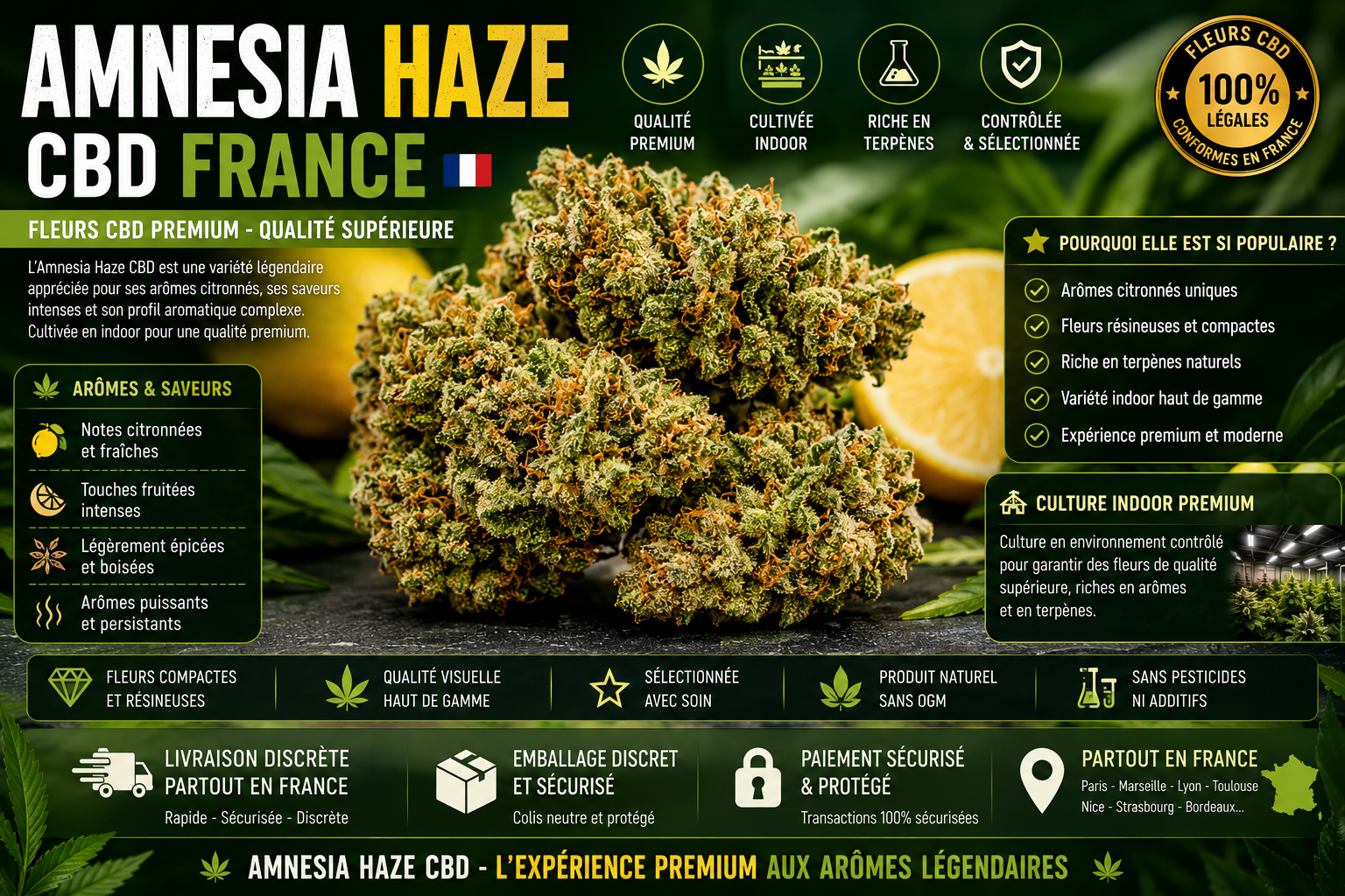 Amnesia Haze CBD France