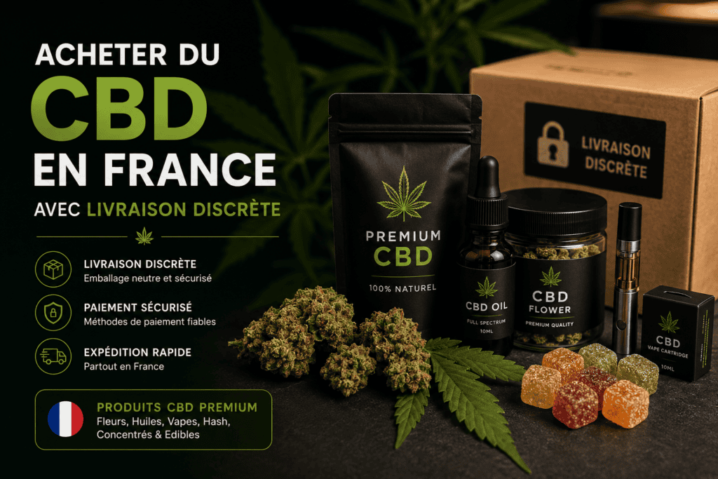 Acheter du CBD en France avec Livraison Discrète